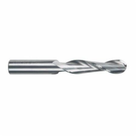 Morse End Mill, Ball Nose Center Cutting Long Length Single End, Series 5956T, 34 Diameter Cutter, 5 O 90498